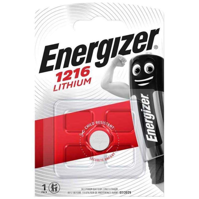 Pile CR1216 Bouton Lithium 3V Energizer