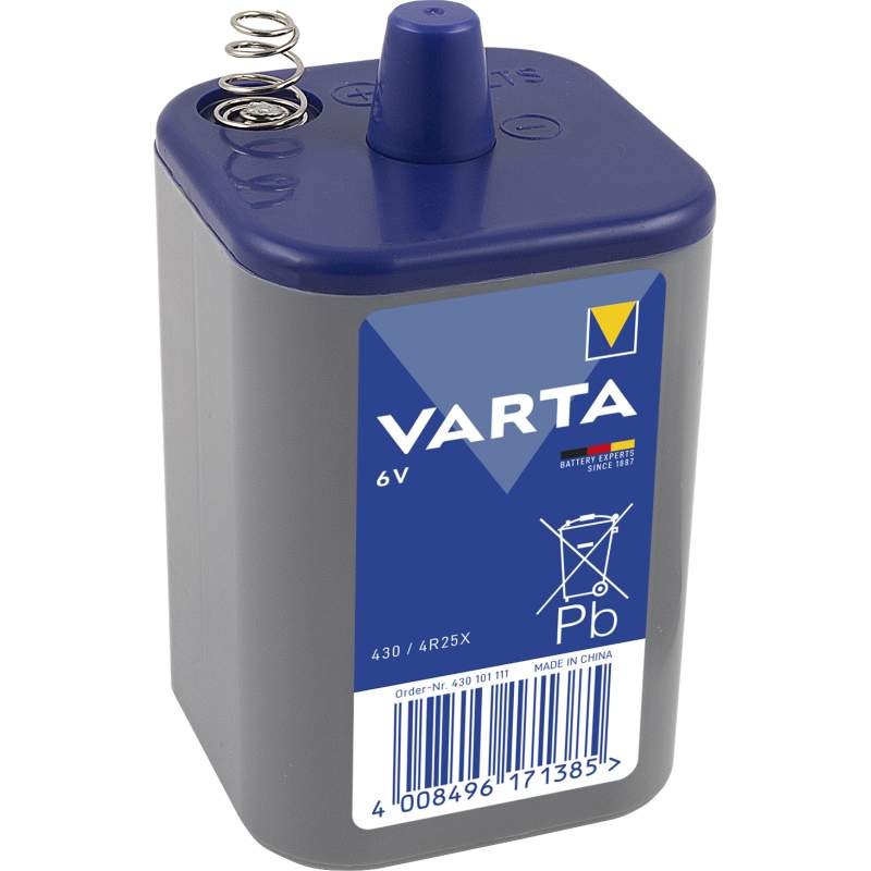 Pile 4R25 Saline 6V Plastique Ressort 7500 mAh Varta