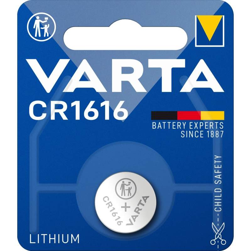 Pile CR1616 Bouton Lithium 3V Varta