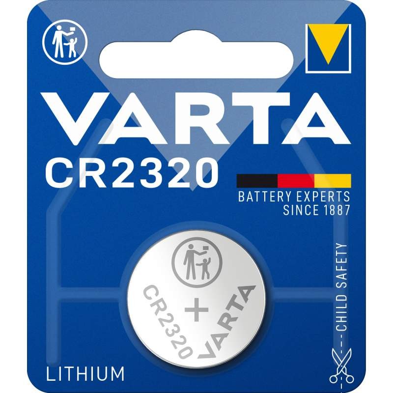 Pile CR2320 Bouton Lithium 3V Varta