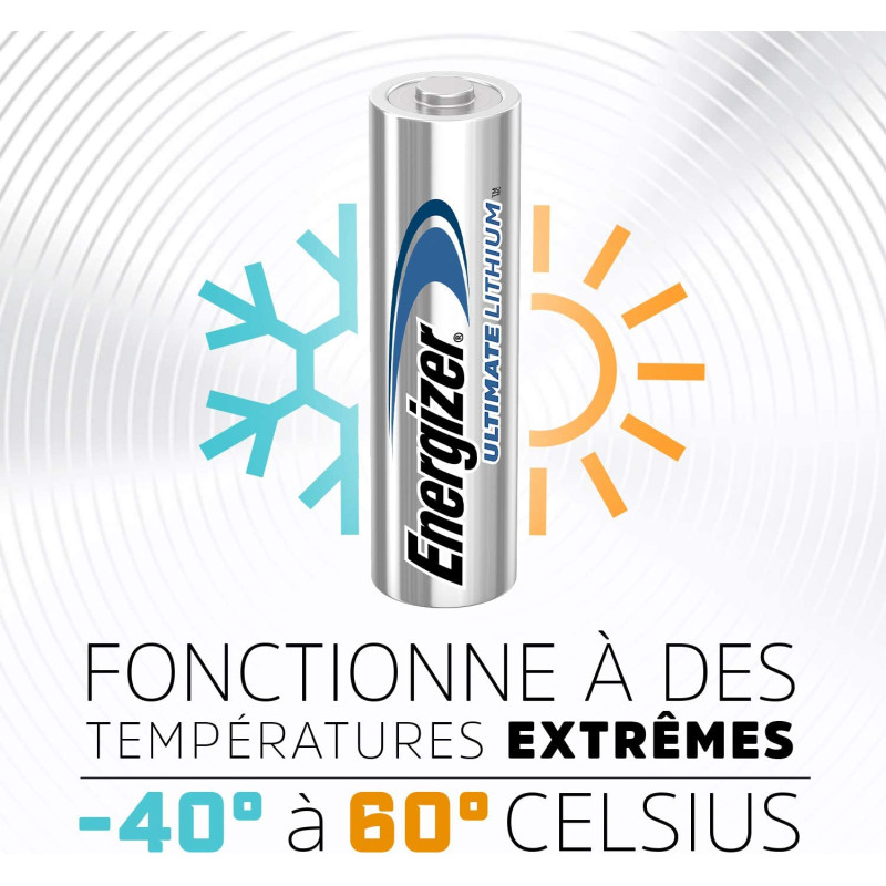 Piles Lithium AA / LR6 Energizer Ultimate Lithium par 4 — free download