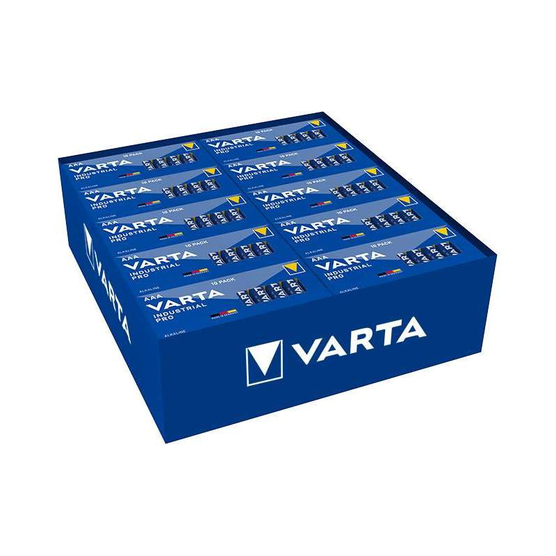 Piles Alcalines AAA LR03 Varta Industrial Pro