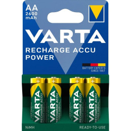 Piles rechargeables AA HR6 2100 mAh NiMH Varta Accu