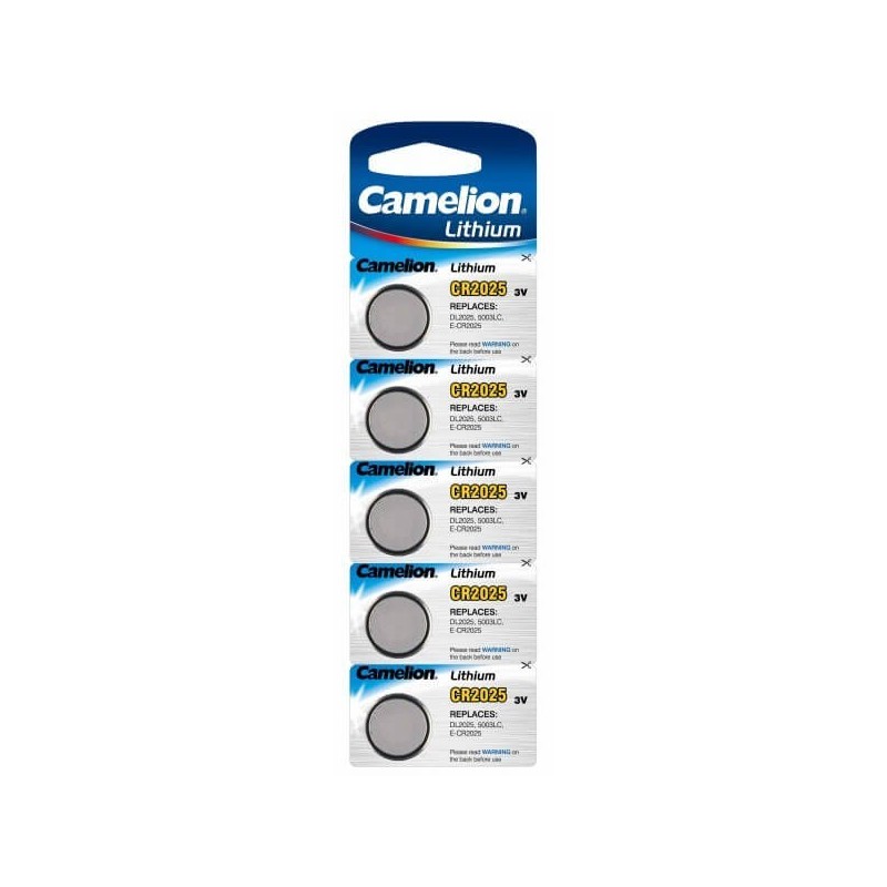 Piles CR2025 3V Lithium Camelion