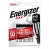 Piles AAA LR03 Alcalines Energizer Max