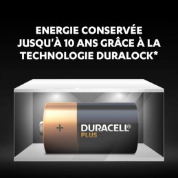 Piles C LR14 Alcalines Duracell PLus