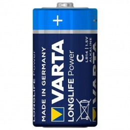 Piles Alcalines C LR14 Varta LongLife Power