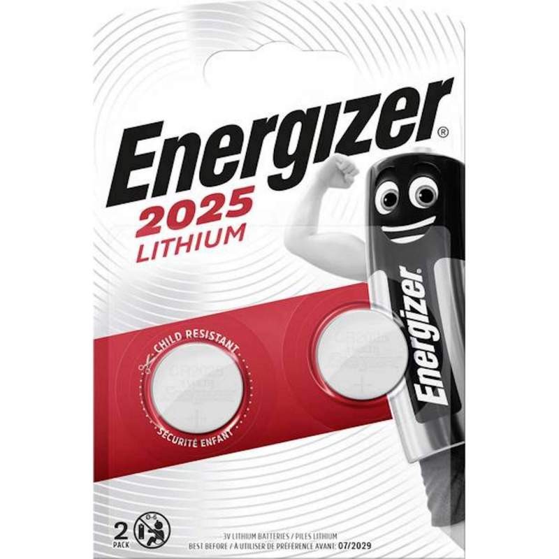 Piles CR2025 3V Lithium Energizer