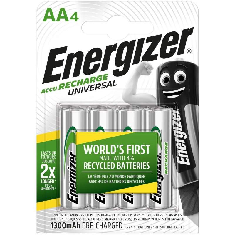 Piles Rechargeables AA HR6 1300 mAh Energizer