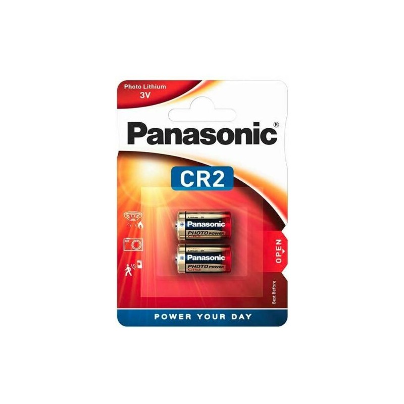 Piles CR2 3V Lithium Panasonic