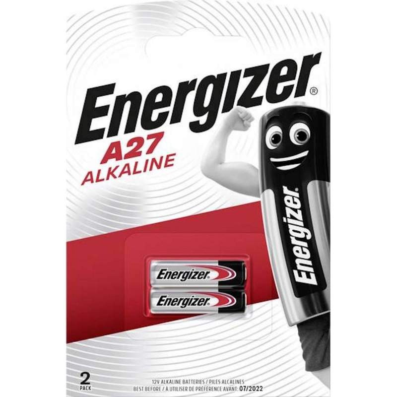 Piles MN27 A27 V27A Energizer Alcaline 12V Energizer