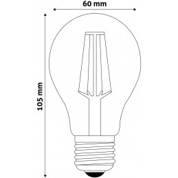 Ampoule Led Filament E27 9W 4000K Avide
