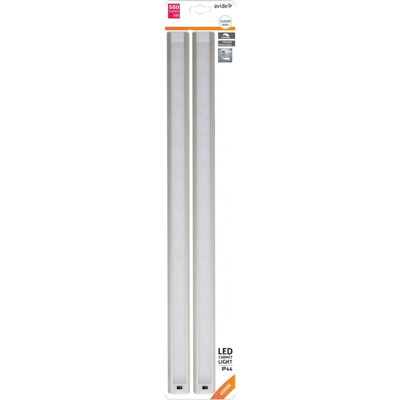 Réglettes LED 9W 4000K 60cm Avec Capteur Avide